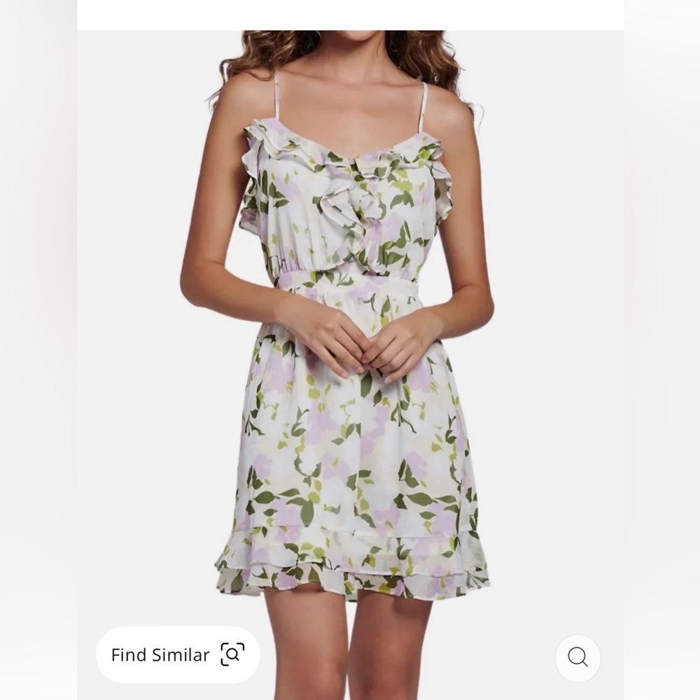 NWT Lost & Wander Sweat Pea Floral Ruffle Dress